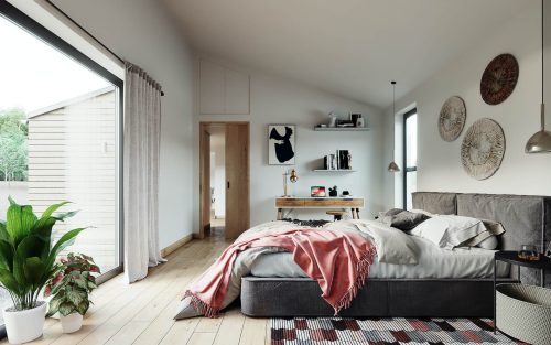 isolerad friggebod med loft