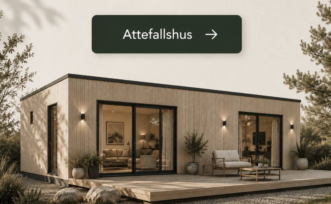 Kolla in Modulhus Attefallshus i hög kvalité och snygg design