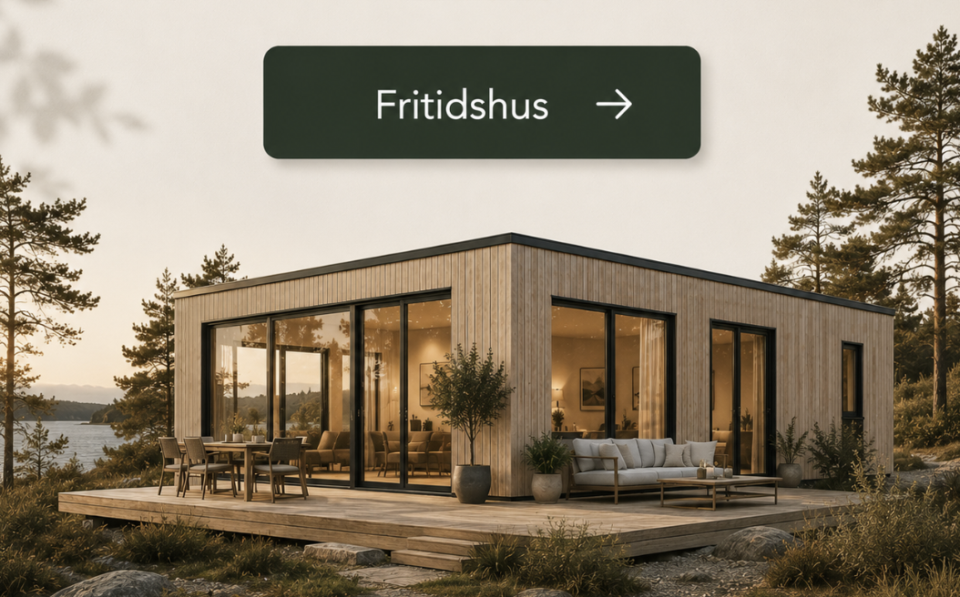 Kolla in Modulhus exklusiva fritidshus med åretruntstandard.